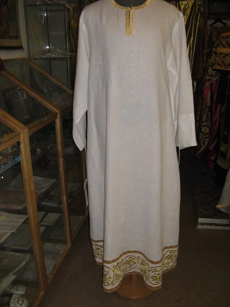 Подризник вышитый лен